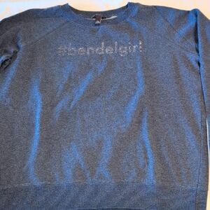 Henri Bendel Gray Crewneck Sweater